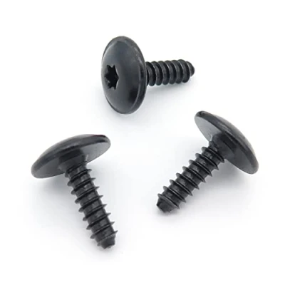 Image of VVO Fasteners Black Metal Underbody Shields and Insulation Panel Fastener Screws for Audi A3, A6, A8, (Pack of 10)