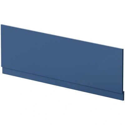 Image of Hudson Reed Matt Blue Bath Panel 1700mm Side MDF MOF377