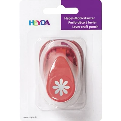 Image of Heyda 203687420 Decorative Punch Small motif Size: Approx. 1.7 cm flower