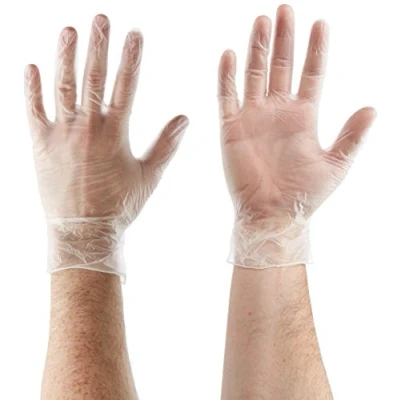 Image of SafeTouch 50000010 Powder Free Clear Vinyl Gloves, Size S (Pack of 100 Units)
