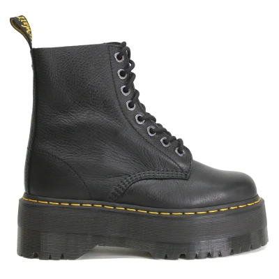 Image of Dr. Martens Pascal MAX Platform ankle boots, Women&#039;s, Size: 6, Nero Leather