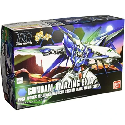Image of BANDAI Hobby #16 HGBF 1/144 Gundam Amazing Exia Build Fighters Model Kit