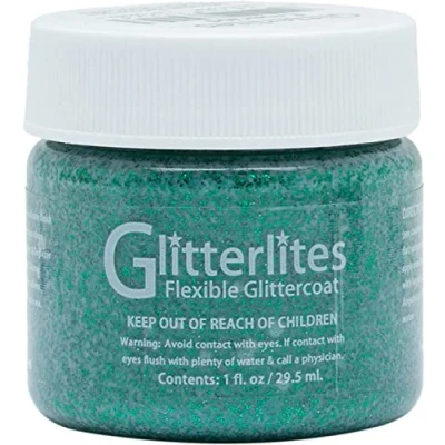Image of Angelus Glitterlites Emerald 1oz