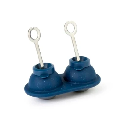 Image of BarCraft Swizzle Ice 2 Silicone Mold Blue