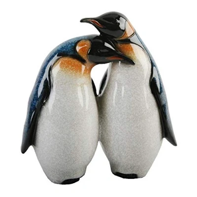 Image of Collectable Natural World Gift Ornament Two Penguins 15cm by The Juliana Collection