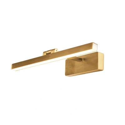 Image of Corfu 40cm Picture Light Satin Brass Metal