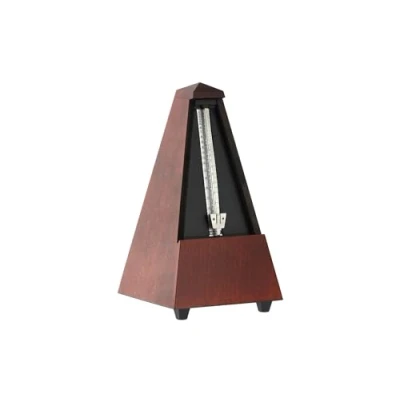 Image of WITTNER Metronome 801M Pyramid shape wooden casing Mahogany colour matt