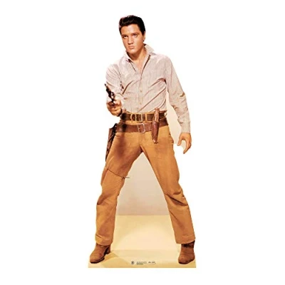 Image of Star Cutouts SC572 Elvis Cowboy Lifesize Cardboard Cutout