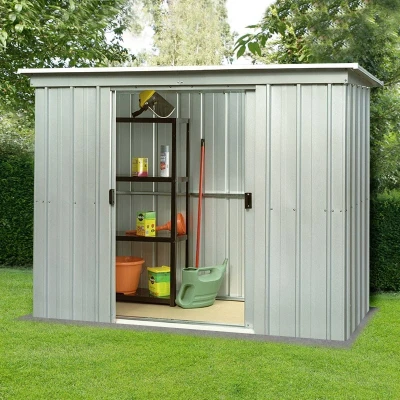 Image of 6&#039; x 4&#039; Yardmaster Pent Metal Shed (1.98m 1.19m)