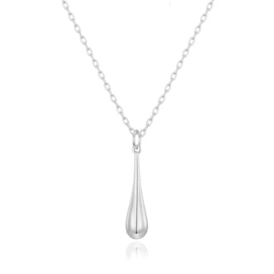 Image of Philip Jones Silver Plated Teardrop Necklace