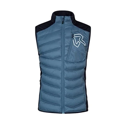 Image of Rock Experience REMV01161 EL NINO HYBRID Sports vest Men&#039;s 0630 FLAME+1484 MOROCCAN BLUE M