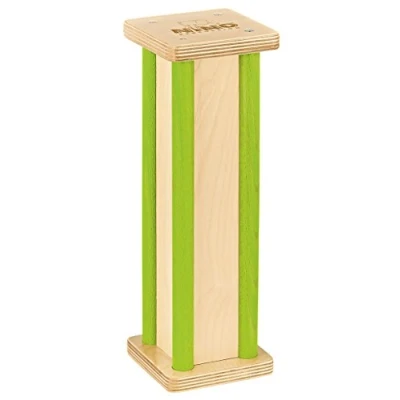 Image of Nino Percussion Wood Rainmaker Instrument Musical for Children from 5 Years Baltic Birch, Natural (NINO WRM1)