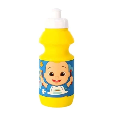 Image of TDL CoComelon Small Sport Bottle with Pop Up Dispenser 350ml Yellow