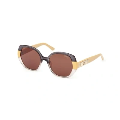 Image of Sunglasses Guess Gu7911 col. 41e Donna Geometrica Giallo
