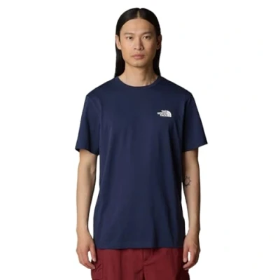 Image of The North Face Simple DOME Print Tshirt, Men&#039;s, Size: XL, Summit navy
