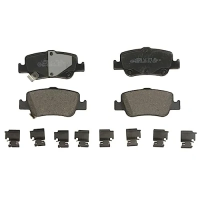 Image of 0446602170, 0446602180, 0446602181, 0446602182, 0446602280 Brake pad set BRECK 24664 00 704 10 with acoustic wear warning TOYOTA: Auris Hatchback