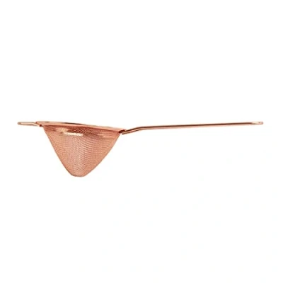 Image of Olympia Copper Barware Bar Tea Drinks Mesh Strainer Sieve Filter Utensil