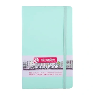 Image of Talens Art Creation Sketchbook 80 Sheets, 13 cm x 21 cm, Fresh Mint