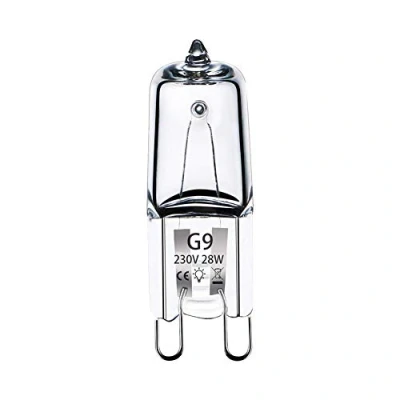 Image of Yicare 10 X Opus G9 18W = 28W 230V Mains Clear Long Life Eco Halogen Energy Saving Capsule Lamps Dimmable Light Bulbs Pack [Energy Class D]