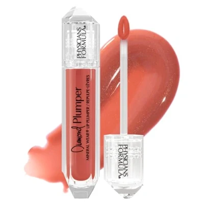 Image of Physician&#039;s Formula, Inc., Diamond Plumper, Lip Plumper with Hydrating, Nourishing and Plumping Gloss Lustrous Dust for a Gemstone like Shine, Champagne Cushion Cut