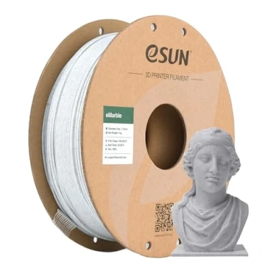 Image of eSUN Marble PLA Filament 1.75mm, Color 3D Printer PLA, Dimensional Accuracy +/ 0.05mm, 1KG Spool (2.2 LBS) Printing for Printers