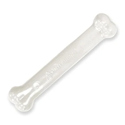 Image of Nylabone Dura Chew Extreme Tough Dog Toy Bone, Chicken Flavour, L, for Dogs Up to 23 kg