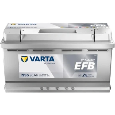 Image of 000915105EE Starter Battery VARTA N95 595500085D842 12V 95Ah 850A B13 EFB ALFA ROMEO: Stelvio