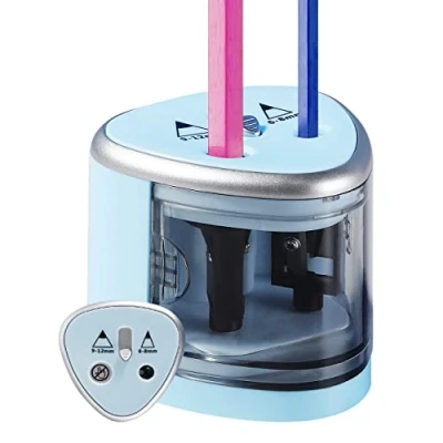 Image of Electric Pencil Sharpener with Battery Operated, Pencils Automatic Supplies for Kids Desk, Colored by ARPDJK