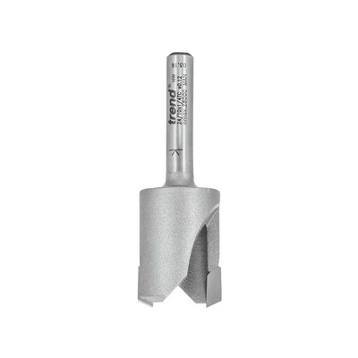 Image of Trend Professional Plug Maker Router Cutter Bit, 1/4 Inch Shank, 12mm Cut Diameter &amp; 16mm Length, Tungsten Carbide Tipped, 24/10X1/4TC
