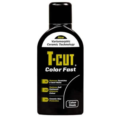 Image of T Cut 3 in 1 Color Fast Paintwork Restorer Car Polish, Black, 500 ml