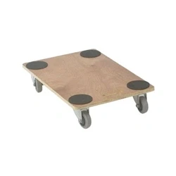 Image of VFM Brown Economy 680x450x115mm Wooden Dolly