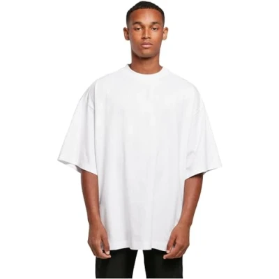 Image of Build Your Brand Men&#039;s Huge Tea T Shirt, White, XXL