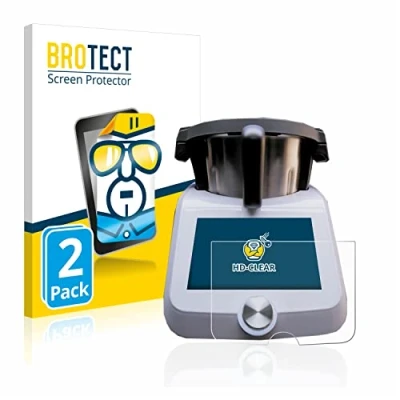 Image of brotect Screen Protector compatible with SilverCrest Monsieur Cuisine Smart (2 Pack) HD Clear Protection Film
