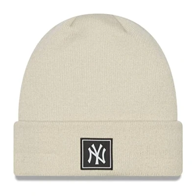 Image of New Era Winter CUFF Beanie York Yankees stone