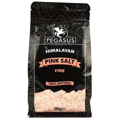 Image of Pegasus Pink Himalayan Salt Fine 100% Natural, 500g (Pack of 6) Natural with Vital Nutrients