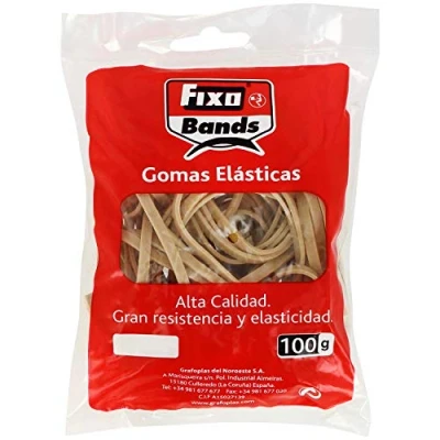 Image of Fixo 56540 Elastic Bag, 100 g, Multicoloured, 4 mm x 15 cm