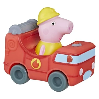 Image of Peppa Pig Little Buggies Mummy In Fire Engine Toy Vehicle Play Figure