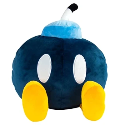 Image of TOMY Plush Mega Bob Omb, Nintendo Licensed Toy, Blue