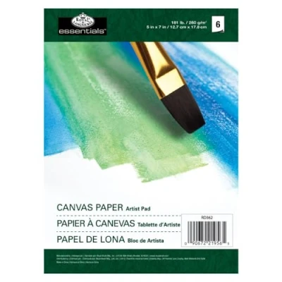 Image of Essentials Canvas Artist Paper Pad 18 Sheets