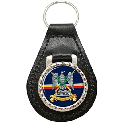 Image of Royal Scots Dragoon Guards, British Army Leather Key Fob