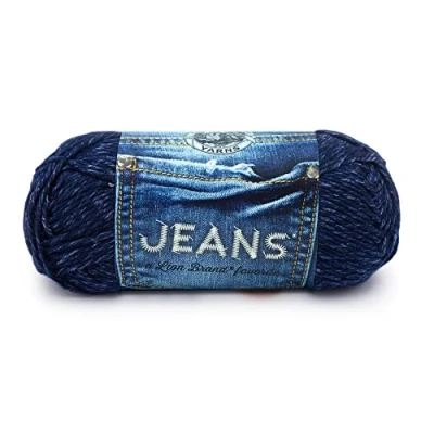 Image of Lion Brand Yarn 505 108 Jeans Yarn, 17.78 x 7.62 cm