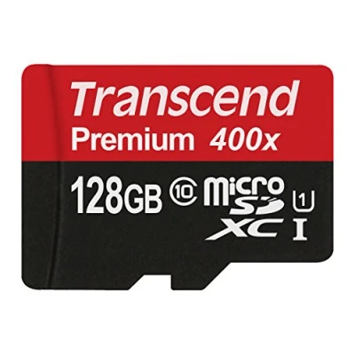 Image of Transcend 128GB microSDXC/SDHC Class 10 UHS I 600X (Ultimate) Memory Card with Adapter