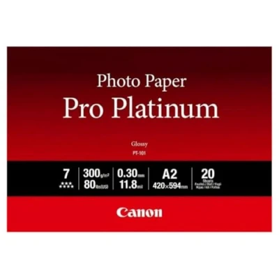 Image of Canon Pro Platinum A2 Photo Paper 20 Sheets (20 Pack) 2768B067