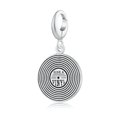 Image of Lily Charmed 925 Sterling Silver Vinyl Record Charm