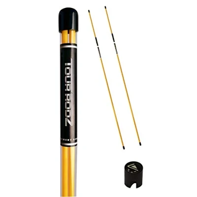 Image of Longridge Men&#039;s Practice Aid Tour Rodz Golf Alignment Sticks Yellow