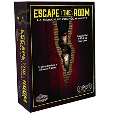 Image of Thinkfun Escape the Room Cursed Dollhouse Game 3D Cooperative 1 4 Players Age 13+ Ravensburger 76372 French Version