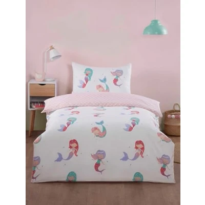 Image of Rapport home Little Mermaids Microfibre Duvet Cover Set Toddler Multi