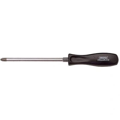 Image of Draper Cross Slot Mechanic&#039;s Screwdriver, No.3 x 150mm