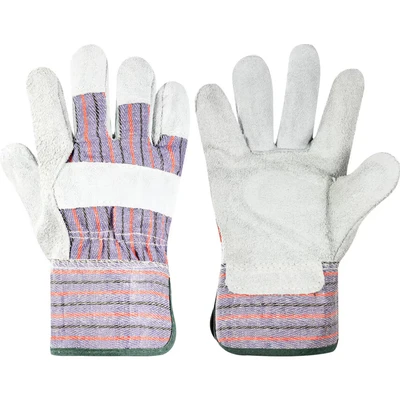 Image of Tuffsafe Chrome Leather Rigger Gloves 2&quot;CUFFS Sz 8