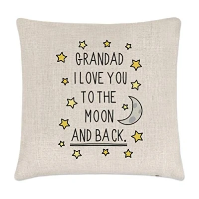 Image of Grandad I Love You To The Moon And Back Cushion Cover